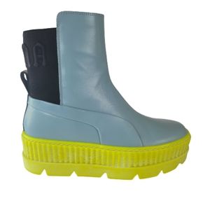 NWT Puma Fenti By Rihanna Chelsea Sneaker Boot Sterling Blue Women's size 6.5